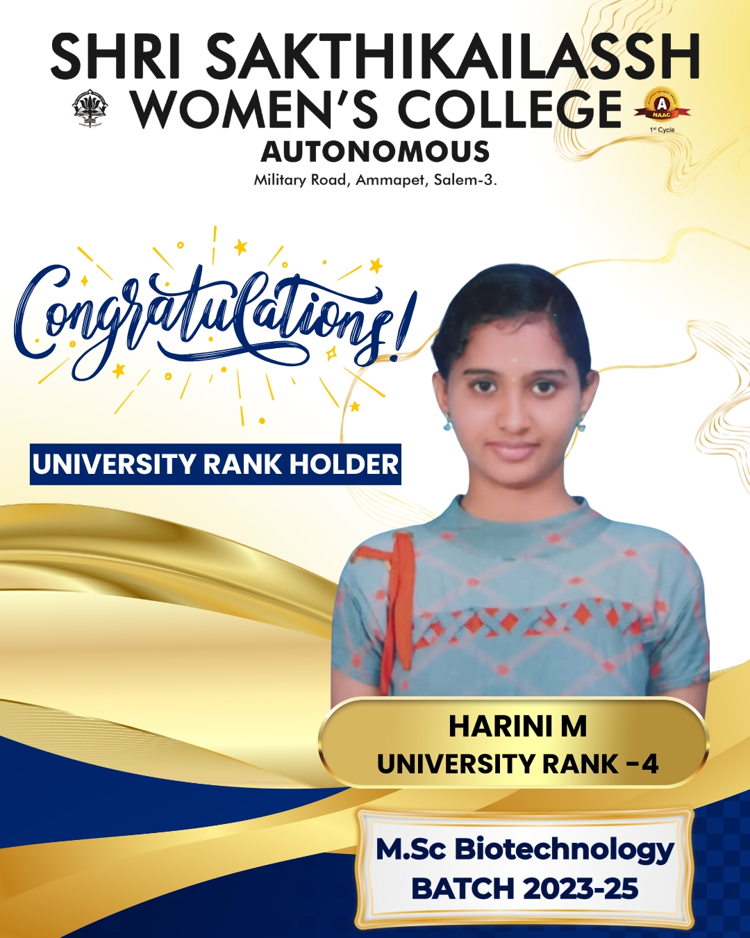 Gold Medalist Achievement